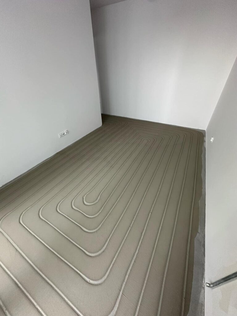 Frezowanie pod ogrzewanie podłogowe