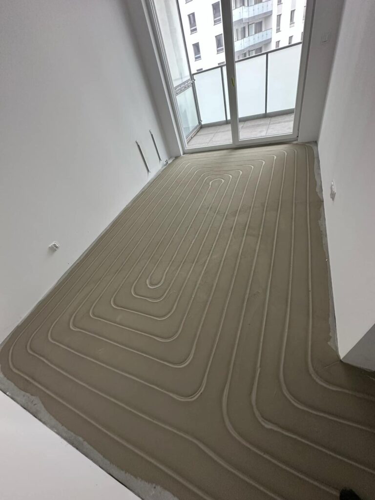 Frezowanie pod ogrzewanie podłogowe
